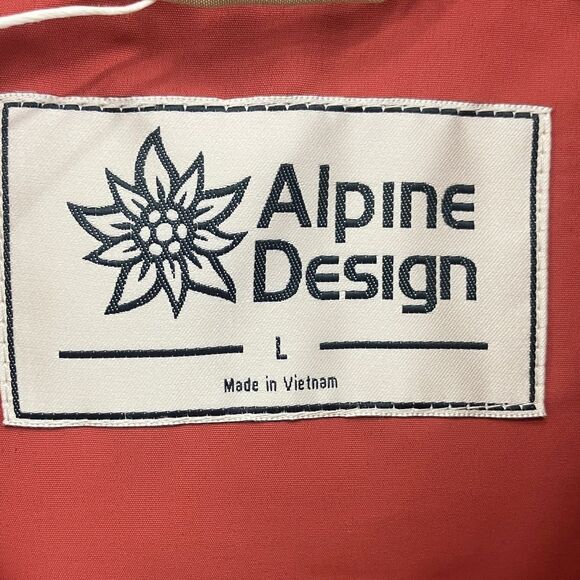 Alpine Design Men's Puffer Vest Sahara Sand NEW - Picture 4 of 7